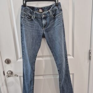 Lucky Brand Blue Boot Cut Jeans with Timeless Appeal